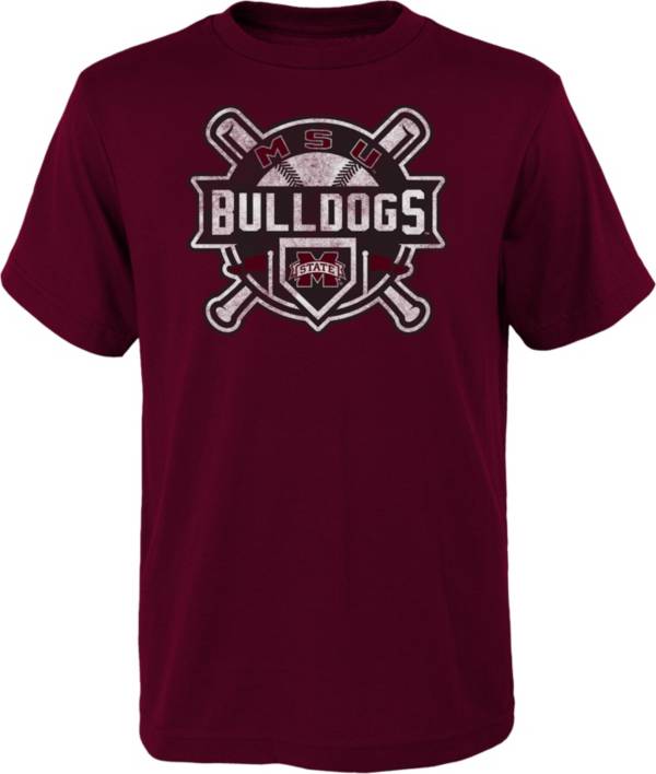 Gen2 Youth Mississippi State Bulldogs Maroon Baseball Shirt