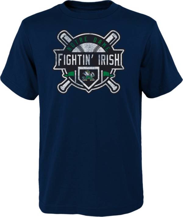 Gen2 Youth Notre Dame Fighting Irish Navy Baseball Shirt