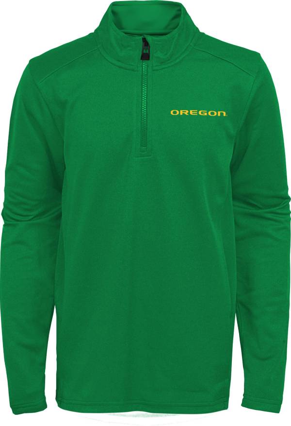 Gen2 Youth Oregon Ducks Green Quarter-Zip Shirt