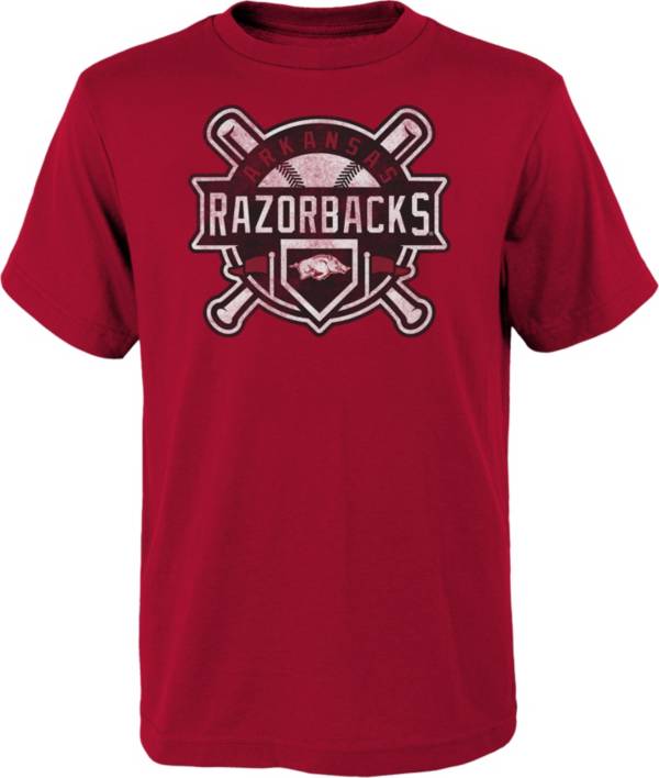 Gen2 Youth Arkansas Razorbacks Cardinal Baseball Shirt