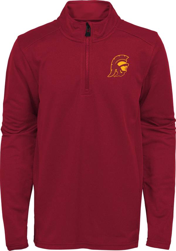 Gen2 Youth USC Trojans Cardinal Quarter-Zip Shirt product image
