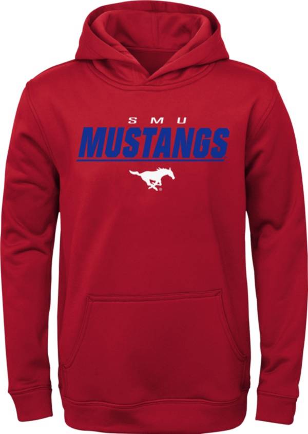 Gen2 Youth Southern Methodist Mustangs Red Pullover Hoodie