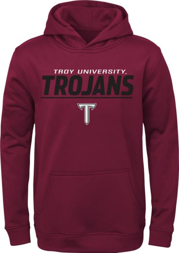 Gen2 Youth Troy Trojans Cardinal Pullover Hoodie