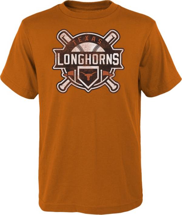 Gen2 Youth Texas Longhorns Brown Baseball Shirt