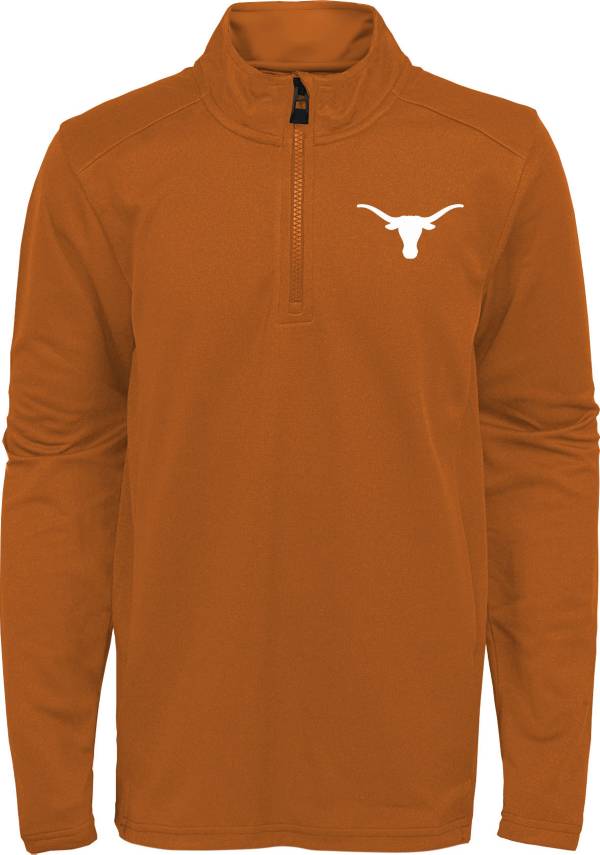 Gen2 Youth Texas Longhorns Burnt Orange Quarter-Zip Shirt