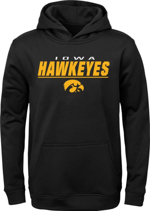 Gen2 Youth Iowa Hawkeyes Black Pullover Hoodie