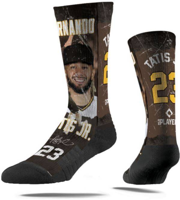 Strideline San Diego Padres Fernando Tatís Jr. #23 Montage Crew Socks