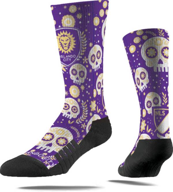 Strideline Orlando City Sugar Skull Socks