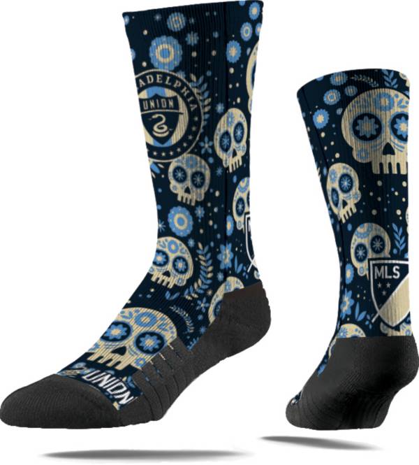 Strideline Philadelphia Union Sugar Skull Socks