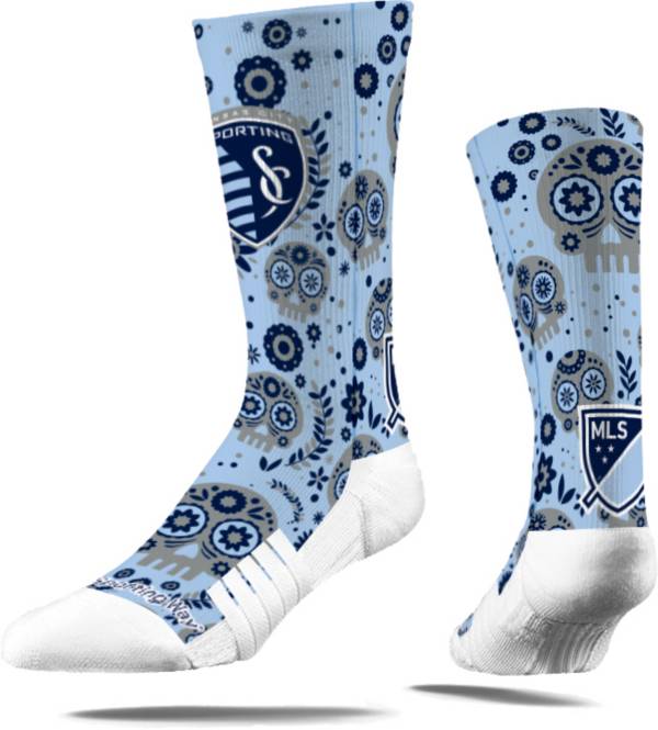 Strideline Sporting Kansas City Sugar Skull Socks