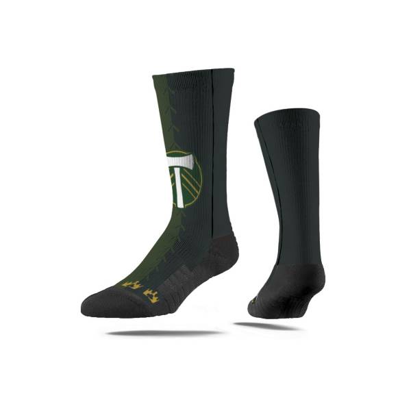 Strideline Portland Timbers Premium Knit Crew Socks