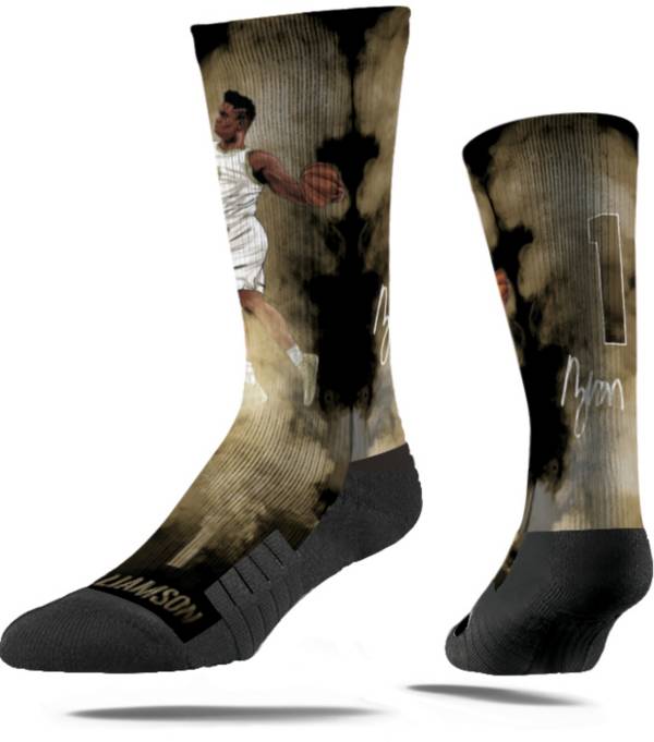 Strideline New Orleans Pelicans Zion Williamson #1 Fog Crew Socks