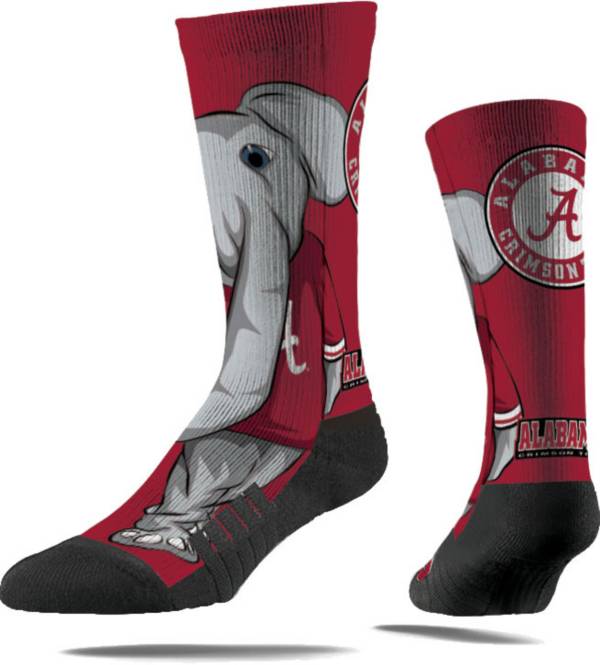 Strideline Alabama Crimson Tide Mascot Crew Socks