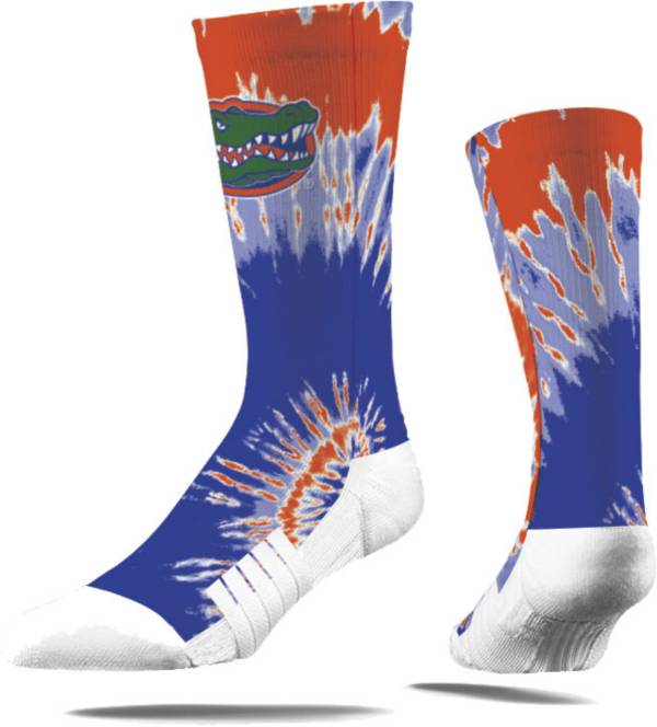 Strideline Florida Gators Tie Dye Crew Socks