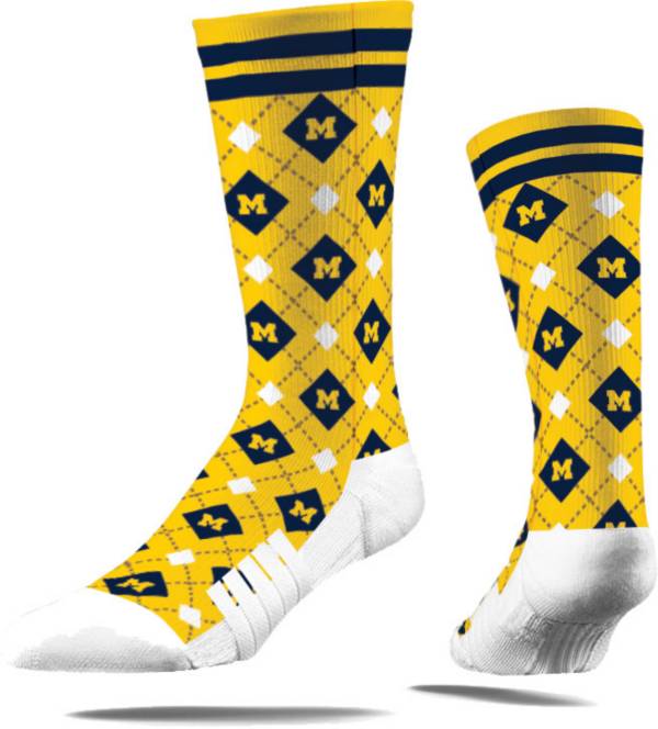 Strideline Michigan Wolverines Repeat Crew Socks product image
