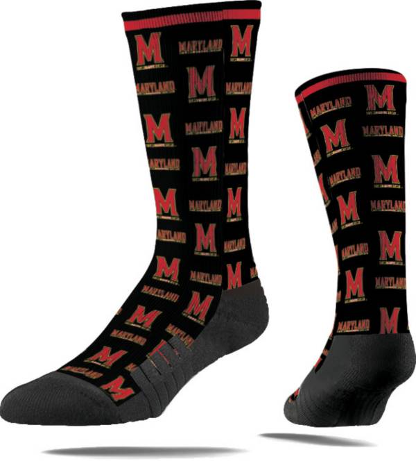 Strideline Maryland Terrapins Repeat Crew Socks