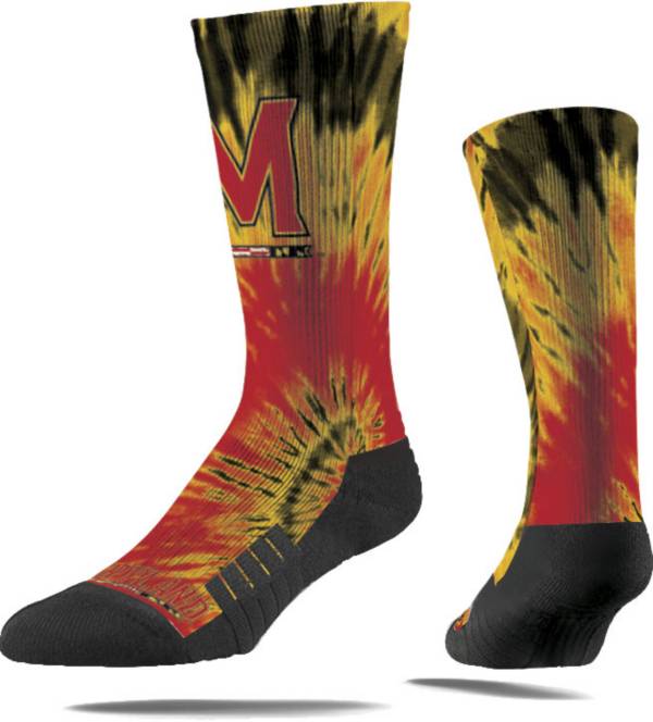 Strideline Maryland Terrapins Tie Dye Crew Socks product image