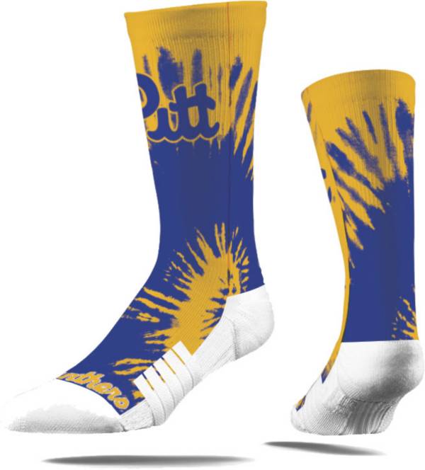 Strideline Pitt Panthers Tie Dye Crew Socks