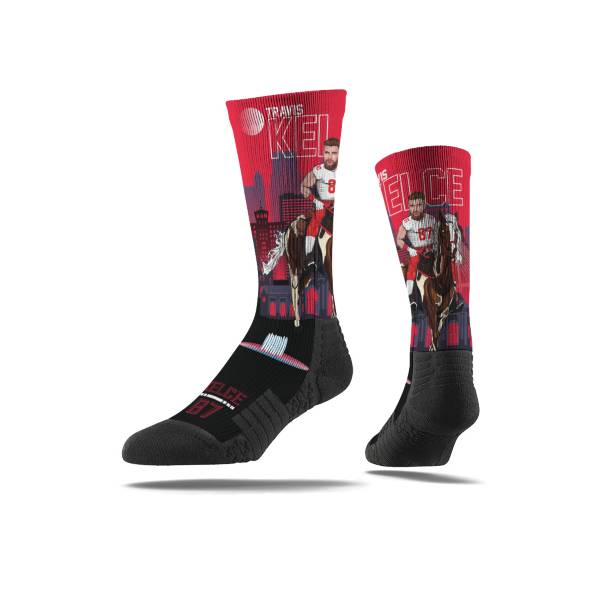 Strideline Kansas City Chiefs Travis Kelce Superhero Socks