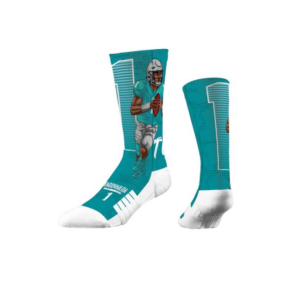 Strideline Miami Dolphins Tua Tagovailoa Action Socks