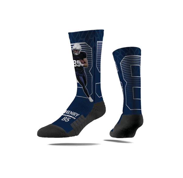 Strideline New England Patriots Hunter Henry Action Socks