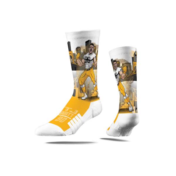 Strideline Pittsburgh Steelers T.J. Watt Superhero Socks