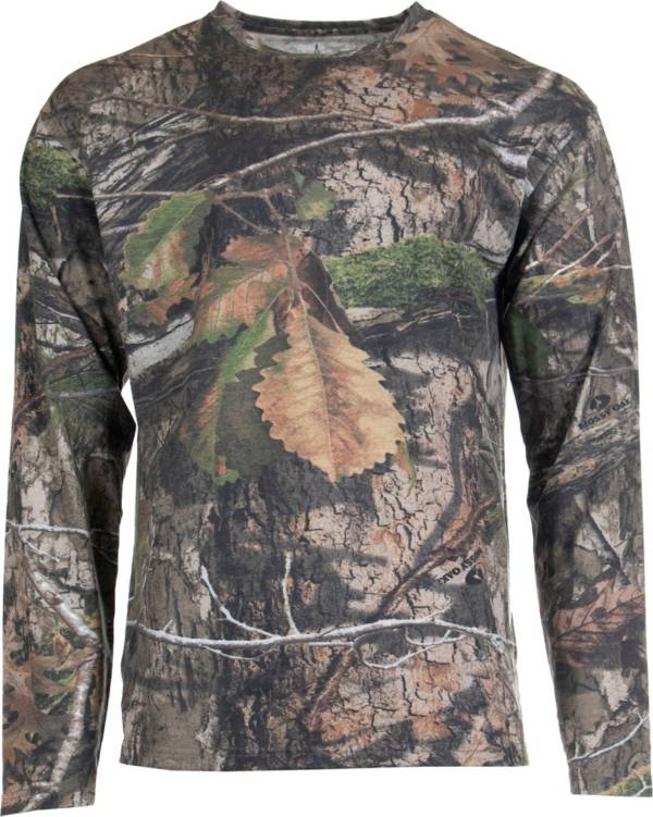 Habit Men's Bear Cave Camo Long Sleeve Hunting T-Shirt