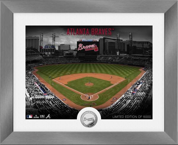 Highland Mint Atlanta Braves Art Deco Silver Coin Photo Mint