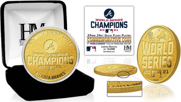 Highland Mint 2021 World Series Champions Atlanta Braves Gold Mint Coin product image