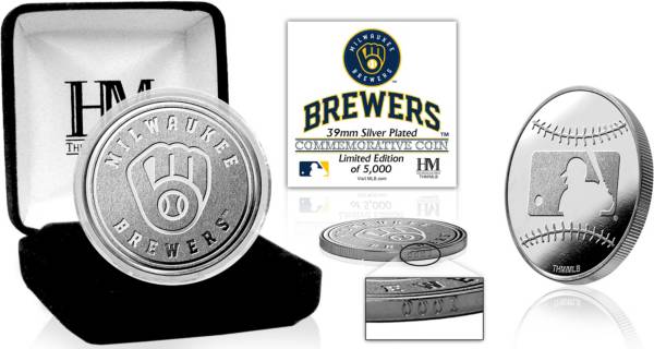 Highland Mint Milwaukee Brewers Silver Team Coin