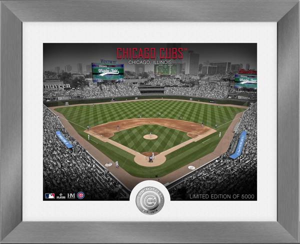 Highland Mint Chicago Cubs Art Deco Silver Coin Photo Mint