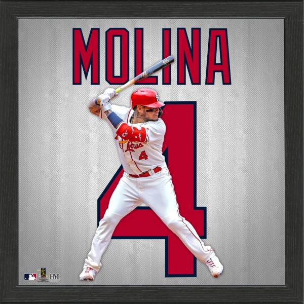 Highland Mint St. Louis Cardinals Yadier Molina Impact Jersey Framed Photo