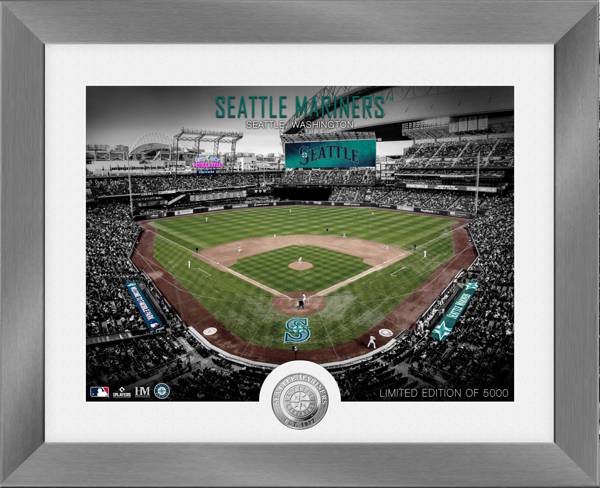 Highland Mint Seattle Mariners Art Deco Silver Coin Photo Mint