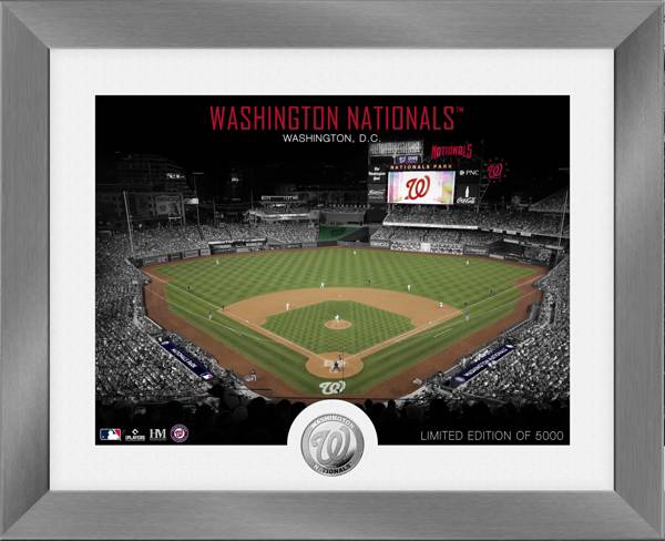 Highland Mint Washington Nationals Art Deco Silver Coin Photo Mint