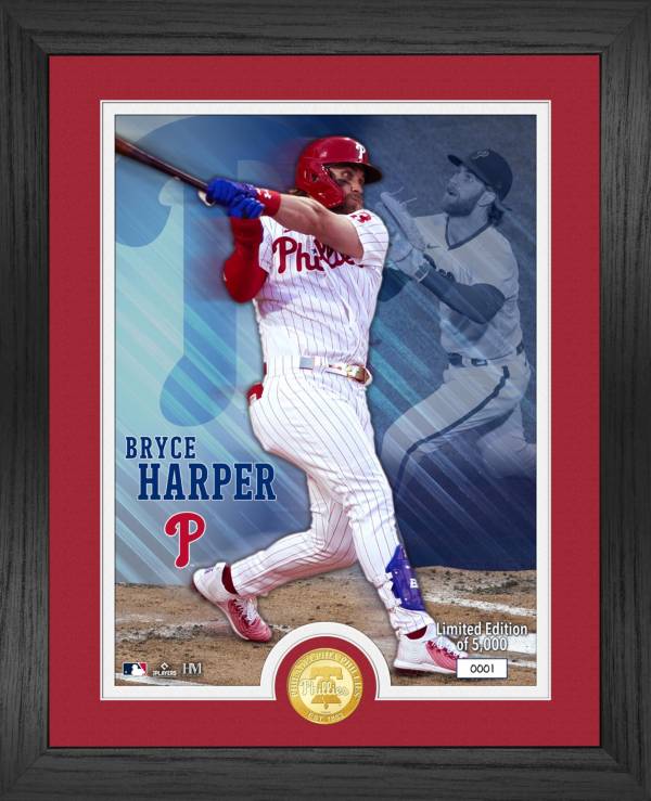 Highland Mint Philadelphia Phillies Bryce Harper Bronze Coin Photo Mint