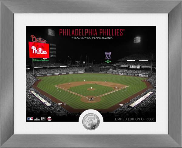 Highland Mint Philadelphia Phillies Art Deco Silver Coin Photo Mint