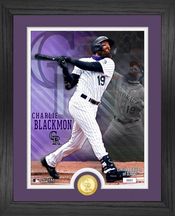 Highland Mint Colorado Rockies Charlie Blackmon Bronze Coin Photo Mint