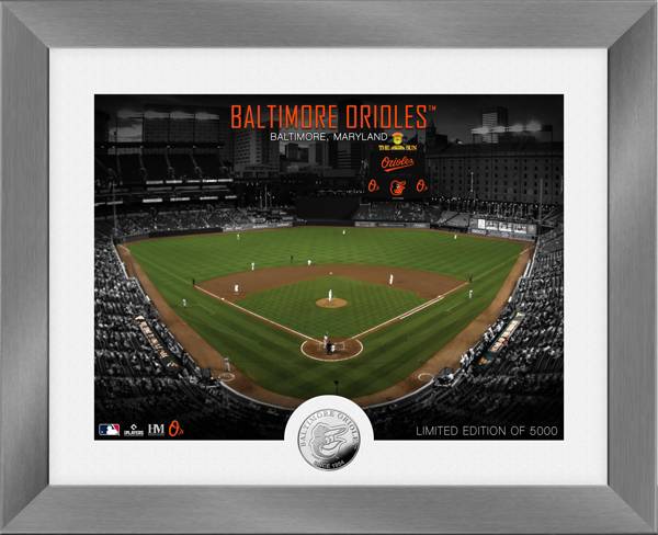 Highland Mint Baltimore Orioles Art Deco Silver Coin Photo Mint product image
