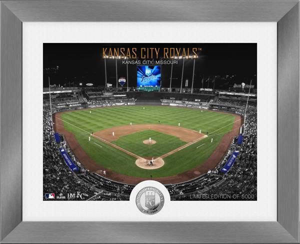 Highland Mint Kansas City Royals Art Deco Silver Coin Photo Mint