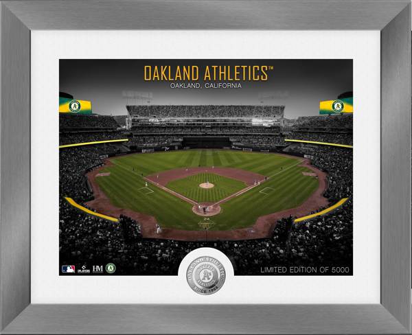 Highland Mint Oakland Athletics Art Deco Silver Coin Photo Mint