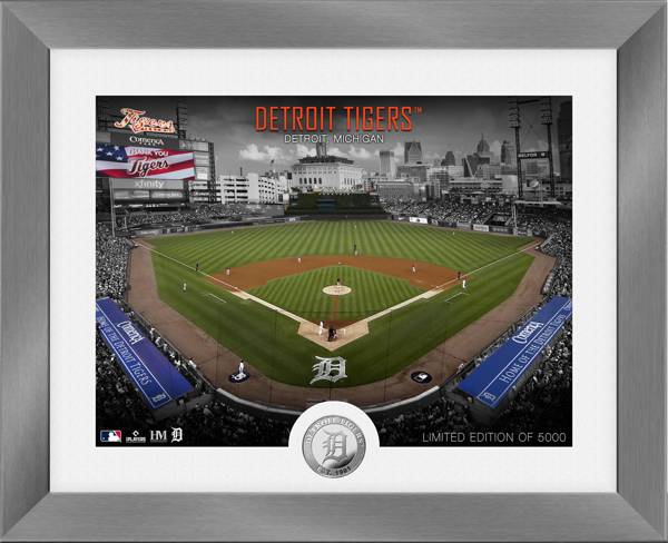 Highland Mint Detroit Tigers Art Deco Silver Coin Photo Mint