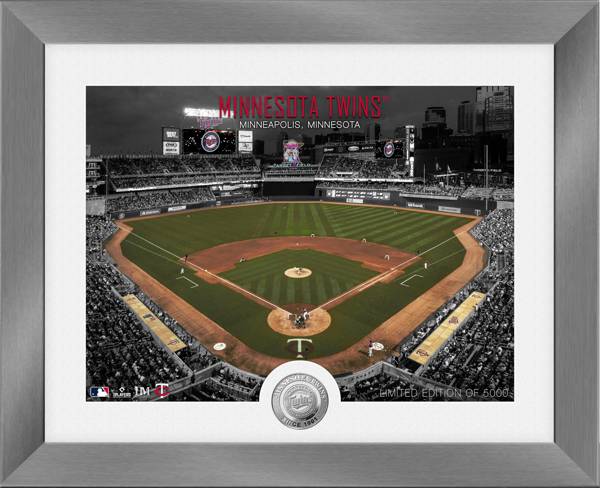 Highland Mint Minnesota Twins Art Deco Silver Coin Photo Mint product image