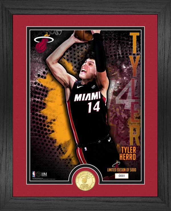 Highland Mint Miami Heat Tyler Herro Bronze Coin Photo Mint