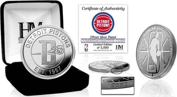 Highland Mint Detroit Pistons Team Coin