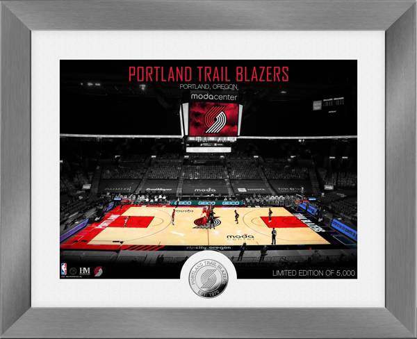 Highland Mint Portland Trail Blazers Art Deco Coin Photo Mint