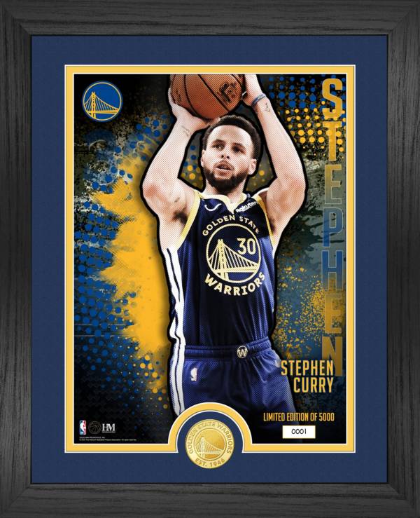 Highland Mint Golden State Warriors Stephen Curry Bronze Coin Photo Mint