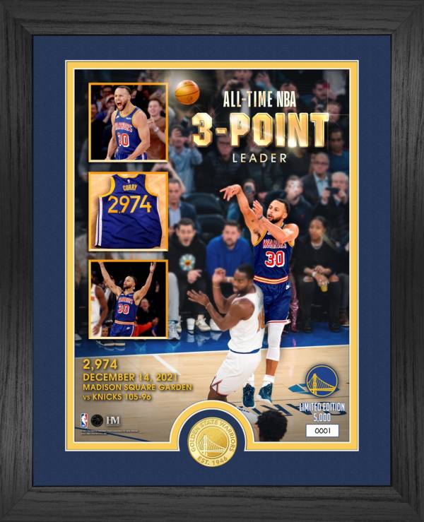 Highland Mint Steph Curry All-Time NBA 3-Point Leader Commemorative Bronze Coin product image