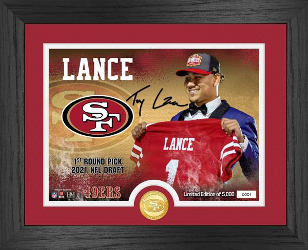 Highland Mint San Francisco 49ers Trey Lance Bronze Coin Photo