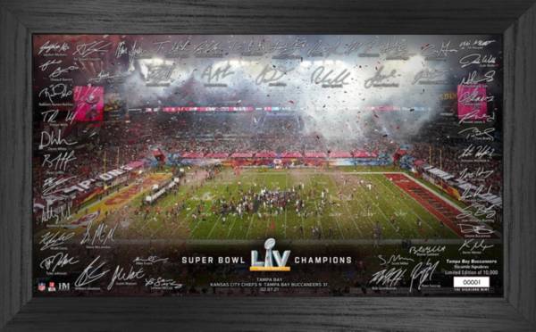 Highland Mint Super Bowl LV Champions Tampa Bay Buccaneers Team Photo Frame