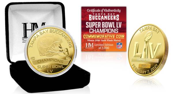 Highland Mint Super Bowl LV Champions Tampa Bay Buccaneers Coin